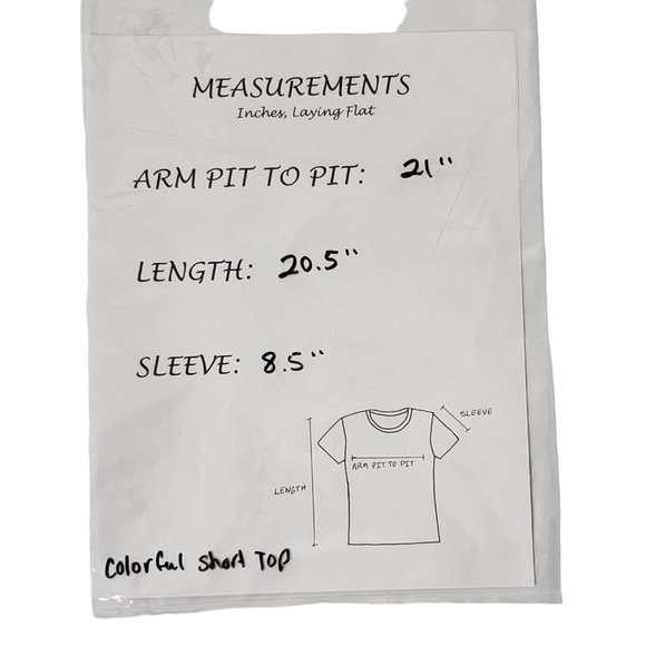 Boho, colorful, chic top size small - Picture 9 of 9